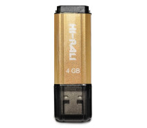 Купить - флешку  Флеш-накопитель USB 4GB Hi-Rali Stark Series Gold (HI-4GBSTGD)