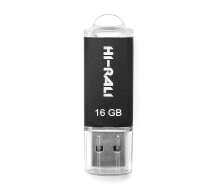 Купить - флешку  Флеш-накопитель USB 16GB Hi-Rali Rocket Series Black (HI-16GBVCBK)