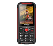 Купить - смартфон и мобильный телефон  Мобильный телефон Sigma mobile X-treme PR68 (Black-Red) UA-UCRF [69616]