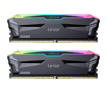 Купить - оперативную память  Модуль памяти Lexar Lexar® Ares DDR5 (2X16GB) 6400 CL32 1.4V Memory with heatsink and RGB lighting, Dual Pack, Black Color, EAN: 843367131587 (LD5EU01 (LD5EU016G-R6400GDLA)