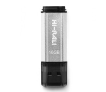 Купить - флешку  Флеш-накопитель USB 16GB Hi-Rali Stark Series Silver (HI-16GBSTSL)