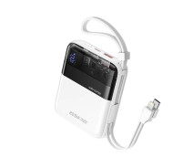 Купить - power bank  Повербанк WK Wekome Super Charging 10000mAh PD20W+22.5W белый+прозрачный (WP-309) (00-00024344)