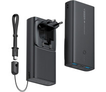 Купить - power bank  Универсальная мобильная батарея Veger ACE100 10000mAh Black (W1146) (1283126559143)