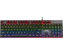 Купить - клавиатуру  Клавиатура Noxo Retaliation Mechanical gaming keyboard, Blue switches, Black (4770070882085)