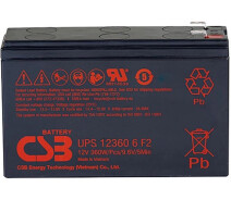 Купить - аккумулятор для ИБП и инверторов  Акумуляторная батарея CSB UPS123606, 12V 6Ah