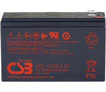 Купить - аккумулятор для ИБП и инверторов  Акумуляторная батарея CSB UPS122406, 12V 5Ah