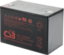 Купить - аккумулятор для ИБП и инверторов  Акумуляторная батарея CSB HRL12330W, 12V 100Ah