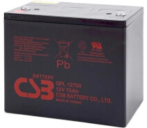 Купить - аккумулятор для ИБП и инверторов  Акумуляторная батарея CSB GPL12750, 12V 75Ah