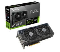 Купить - видеокарту  Видеокарта GF RTX 4070 Super 12GB GDDR6X Dual OC Asus (DUAL-RTX4070S-O12G)