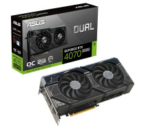 Купить - видеокарту  Видеокарта ASUS RTX 4070 SUPER 12GB Dual OC (DUAL-RTX4070S-O12G) (GDDR6X, 192 bit, PCI-E 4.0) U1