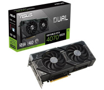 Купить - видеокарту  Видеокарта ASUS RTX 4070 SUPER 12GB Dual (DUAL-RTX4070S-12G) (GDDR6X, 192 bit, PCI-E 4.0)