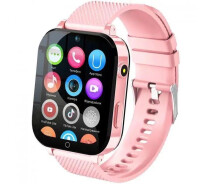 Купить - смарт-часы  Детские смарт часы Lemfo T27 с GPS трекером, камерой, голосовым и текстовым чатом Операционная система Android OS 4G Розовый
