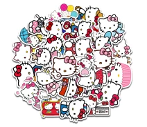 Купить - набор наклеек и стикеров  Набор наклеек Стикерпак Hello Kitty Хелло Китти 45 штук SP HK 01