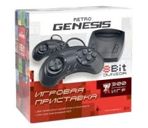 Купить - игровую консоль  Игровая консоль Retro Genesis 8 Bit Junior (300 игр, 2 проводных джой (ConSkDn84)
