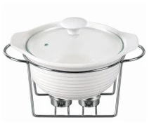 Купить - мармит  Мармит Kamille Food Warmer керамическая кастрюля 2.4л Ø28см с подогревом