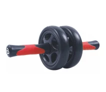 Купить - тренажер для пресса  Колесо для пресса двойное PowerPlay 4327 Dual-Core Ab Wheel Черно-красное (PP_4327_Black/Green)