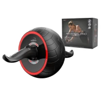 Купить - тренажер для пресса  Колесо для пресса PowerPlay 4326 с обратным механизмом AB Wheel Pro Черно-красное (PP_4326_Black/Red)