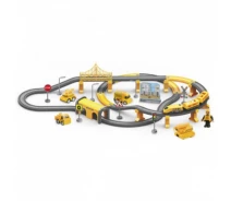 Купить - машинку, модель техники  Железная дорога ZIPP Toys Городской экспресс 92 детали, Желтый (AU6881AB)