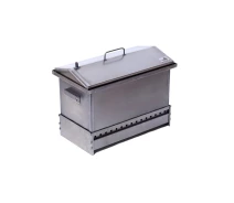 Купить - коптильню  Качественная коптильня из стали с подставкой Smoke House L Original