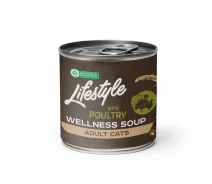 Купить -  Суп для длинношерстных котов Nature's Protection Lifestyle Longhaired Poultry с мясом птицы 140 гр