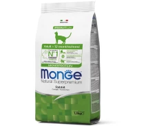 Купить -  Monge Cat Adult Coniglio сухой с кроликом для взрослых котов 1.5 кг