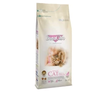 Купить -  Корм BonaCibo Cat Adult Light & Sterilized сухой с курицей для стерилизованных котов 2 кг