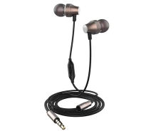 Купить - наушники  Вакуумные Проводные Наушники с Микрофоном (1.2м) 3.5mm jack Стерео Гарнитура Для Телефона Смартфона Ноутбука SomicTone C9i Brown