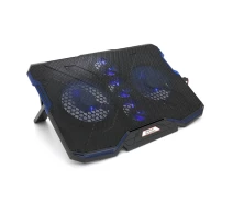 Купить - стол и подставку для ноутбука  Подставка под ноутбук IceCoorel A2, 10-15.6", 2*140мм + 3*70мм 1400±10% RPM, корпус пластик, 2xUSB 2.0, 410x290x26mm, Blue