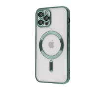 Купить - чехол для смартфона  Чехол для телефона PRC Metal Matte Case with MagSafe iPhone 12 Pro Dark green