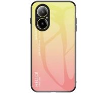 Купить - чехол для смартфона  Защитный Чехол Deexe Gradient Color для Realme C67 - Yellow