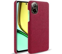 Купить - чехол для смартфона  Защитный Чехол KSQ Cloth Style для Realme C67 - Red
