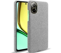 Купить - чехол для смартфона  Защитный Чехол KSQ Cloth Style для Realme C67 - Light Grey