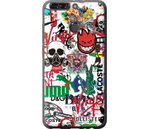 Купить - чехол для смартфона  Чехол на Huawei Honor V9 / Honor 8 Pro Many different logos "4022u-1246-70447"