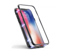 Купить - чехол для смартфона  Накладка бампер магнит Bakeey Metal Frame 360° для Samsung Galaxy M40 / A60, Black