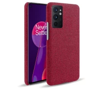 Купить - чехол для смартфона  Чехол накладка Textile leather для OnePlus 9RT Red