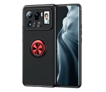 Купить - чехол для смартфона  Чехол Auto Focus 360 Rotating Ring для Xiaomi Mi 11 Ultra Black with red