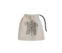 Купить - аксессуар для настольной игры  Мешочек для кубиков Orc Beige & black Basic Dice Bag (BORC141)