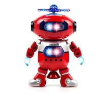 Купить -  Детский танцующий светящийся интерактивный робот SmartUS Dancing Robot Красный