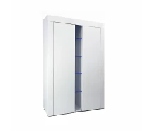 Купить - сервант  Пенал 2 дв Миро-Марк Modern 120х168х35 см Глянец Белый (MD-122-WB)