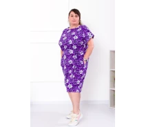 Купить - повседневное платье  Платье женское Носи Своє 58 Фиолетовый (8202-005-1-v4) (p-7878-72254)