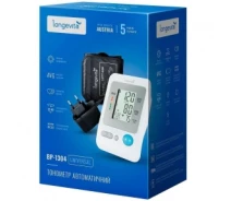 Купить - тонометр  Тонометр LONGEVITA BP-1304 с адаптером автоматический на плечо гарантия 5 лет  (to-18509)