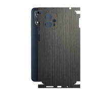 Купить - защитную пленку для смартфона  Защитная пленка StatusSKIN для Motorola Moto E13 Корпус Винил Дерево серебристо-черное