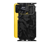 Купить - защитную пленку для смартфона  Защитная пленка StatusSKIN для Xiaomi Poco C40 Корпус Винил Камуфляж черный