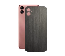 Купить - защитную пленку для смартфона  Защитная пленка StatusSKIN для Samsung F04 (E045) Корпус Винил Дерево серебристо-черное