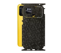 Купить - защитную пленку для смартфона  Защитная пленка StatusSKIN для Xiaomi Poco C40 Корпус Винил Соты черные