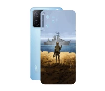 Купить - защитную пленку для смартфона  Защитная пленка StatusSKIN для Realme Narzo 50a Prime Корпус Винил Корабль