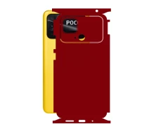 Купить - защитную пленку для смартфона  Защитная пленка StatusSKIN для Xiaomi Poco C40 Корпус Винил Металлик красный