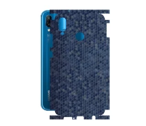 Купить - защитную пленку для смартфона  Защитная пленка StatusSKIN для Huawei Nova 3e Корпус Винил Соты синие