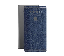 Купить - защитную пленку для смартфона  Защитная пленка StatusSKIN для LG V20 Корпус Винил Соты синие