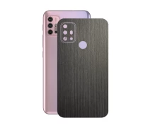 Купить - защитную пленку для смартфона  Защитная пленка StatusSKIN для Motorola Moto G30 (xt2129-2) Корпус Винил Дерево серебристо-черное